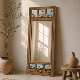 Cove Floor Mirror