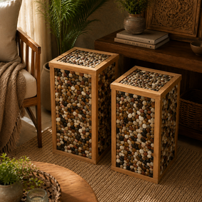 Stone Side Table