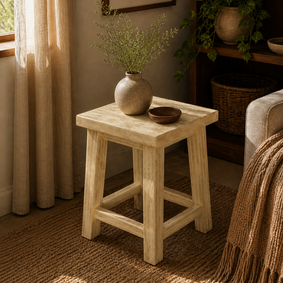 Raw Side Table