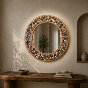 Stone Wall Mirror