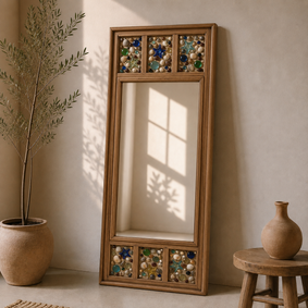 Ocean Treasure Floor Mirror