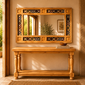 Woven Heritage Wall Mirror