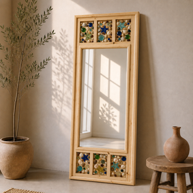 Ocean Treasure Floor Mirror